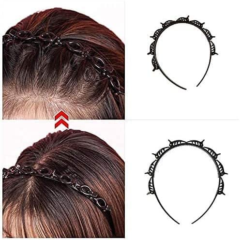 Headband Korean Braided Headbands for Women Double Layer Twist Plait Hair Band