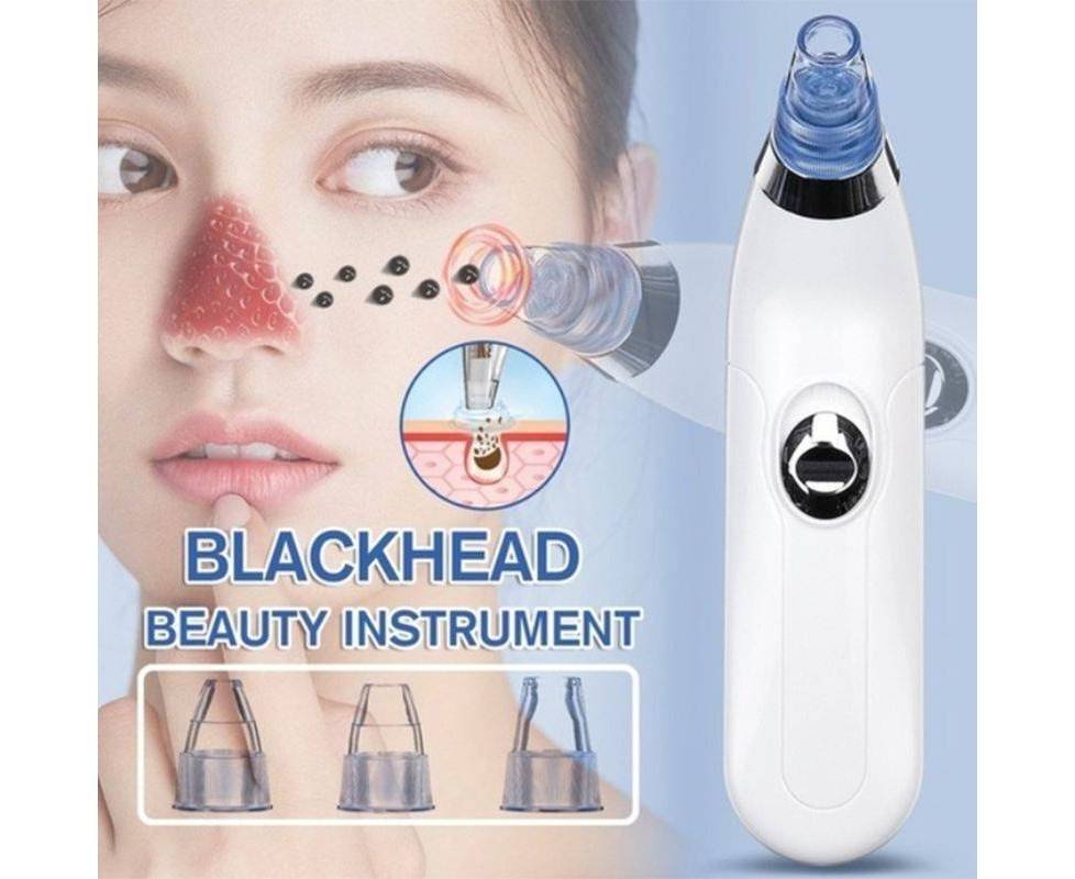 Blackhead Removal Machine-Derma Suction 4 In 1 Black Head Remover Machine-Acne Pimple Pore Cleaner Vacuum Suction Tool