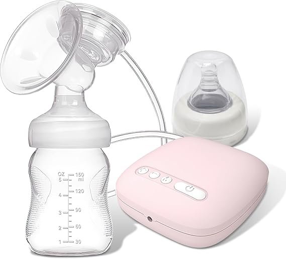 Electric Breast Pumps, Automatic Hands-free Portable Rechargeable Breast Pump for Breastfeeding Suction milk Collector (random color)
