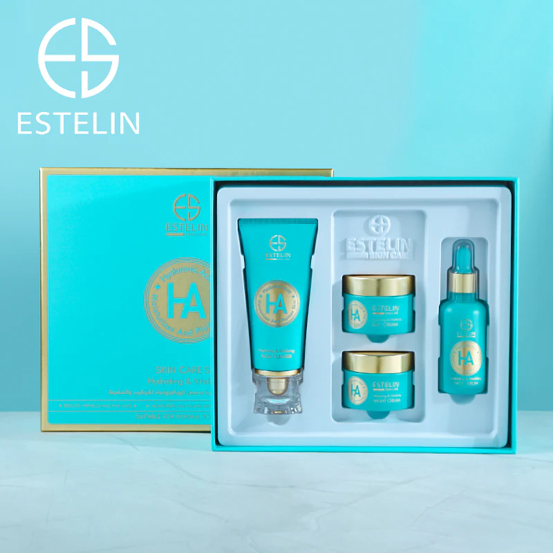 Estelin Hyaluronic acid hydrating & vitalizing skin care set - 4 Pcs Set