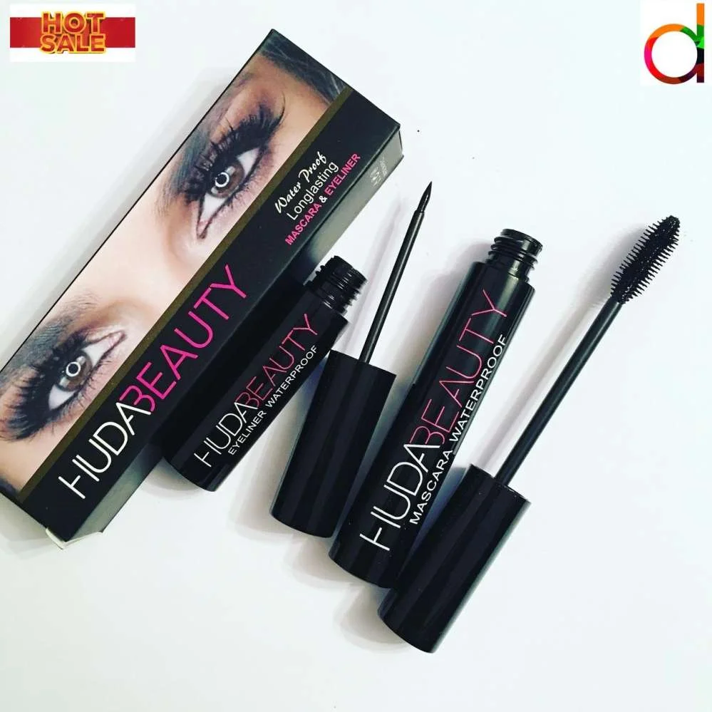 HUDA BEAUTY Waterproof – Long Lasting Eye Liner & Mascara