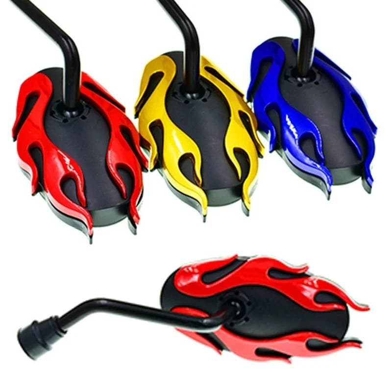 1Pair Motorcycle Universal Side Rear View Mirrors Back Side Mirrors For Dirt Bike honda Yamaha Kawasaki Suzuki TaoTao Lifan (Random Color)