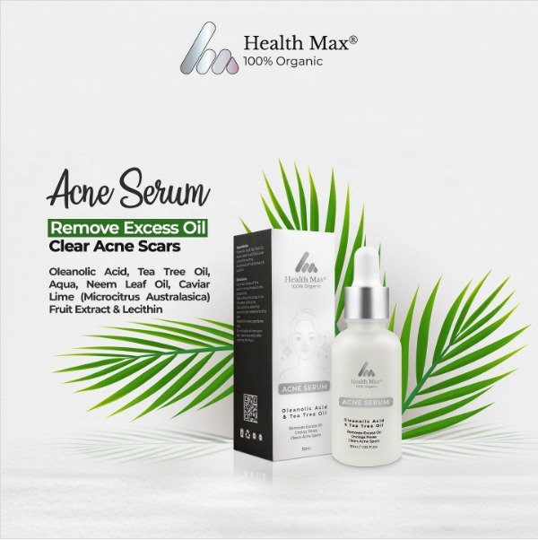 Acne Serum with Oleanolic Acid & Tea Tree Oil - 30ml