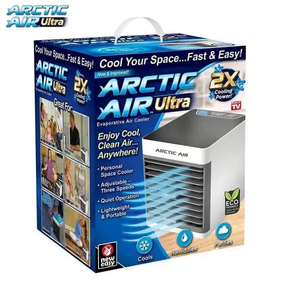 Arctic Air Ultra Portable Home Air Cooler | Portable Personal Air Conditioner, Mini USB 3 in 1 Air Cooler (USB operated)