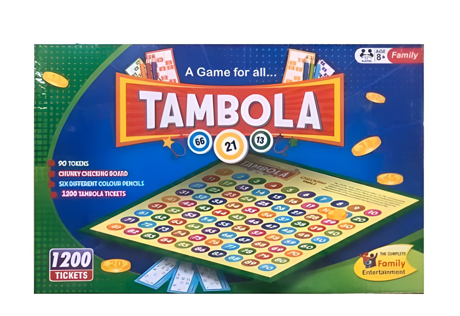 Tambola Tickets Classy Math Fun Board Game for Kids & Adults | Education Family Game