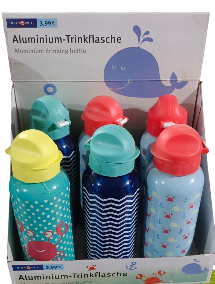 Aluminum Flask water bottle 500 ML (Random Color)