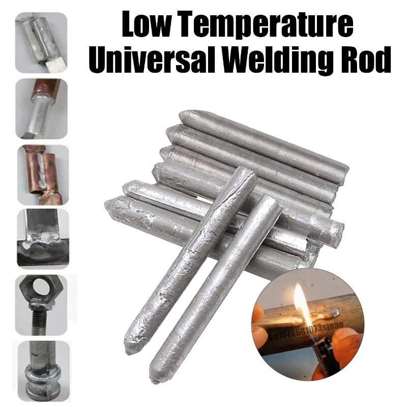 3pcs Low Temperature Welding Rods Easy Melt Stainless Steel Copper Iron Repairing Holes Tools Solder Aluminum Rod Agent Kits