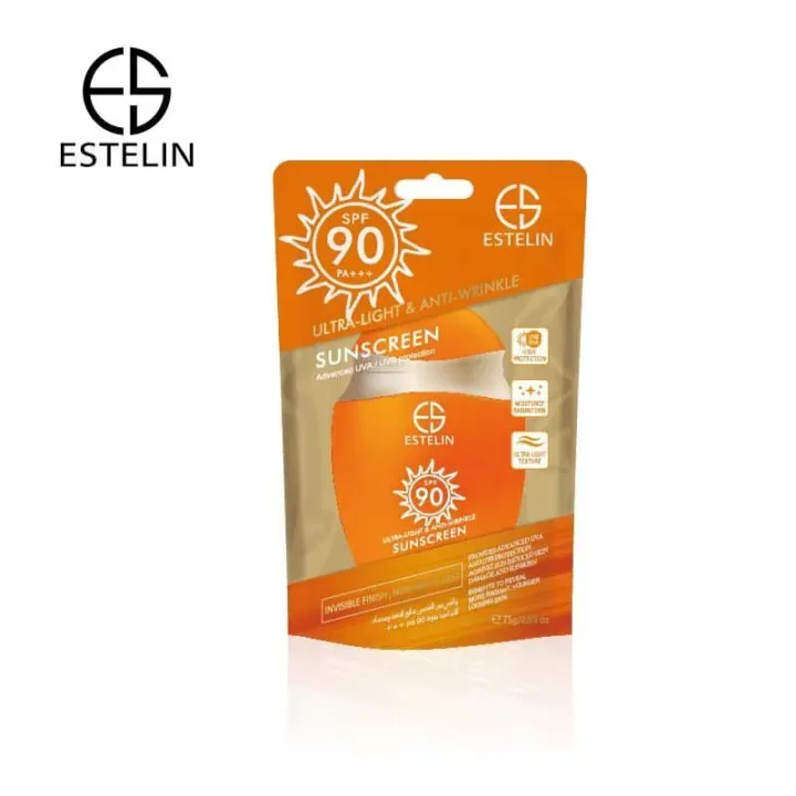 ESTELIN Ultra-light & anti-wrinkle sunscreen SPF 90 PA+++  - 75g