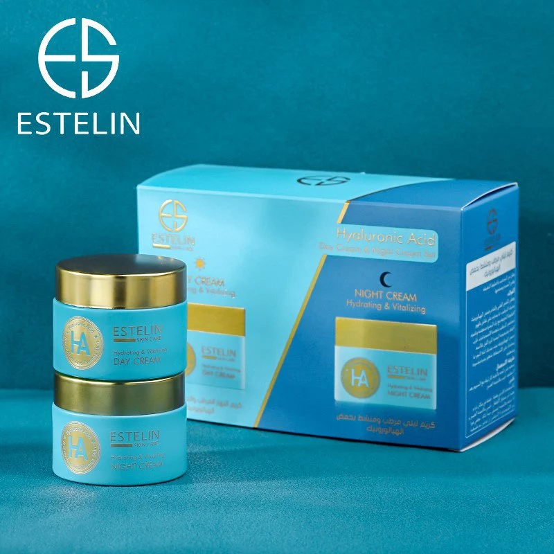 ESTELIN Hyaluronic acid hydrating & vitalizing day cream and night cream set