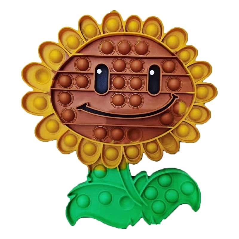 Plant vs Zombie – Sunflower Simple Dimple Fidget Toy Pop It | Stress Relief Squeeze Toys For Kid