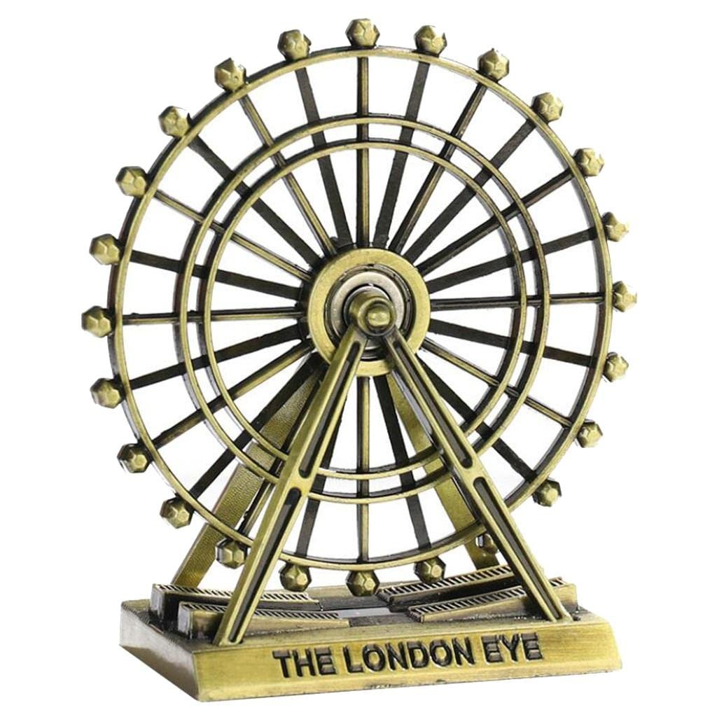 Creative Metallic London Eye Wheel Ornament (Rotating wheel)