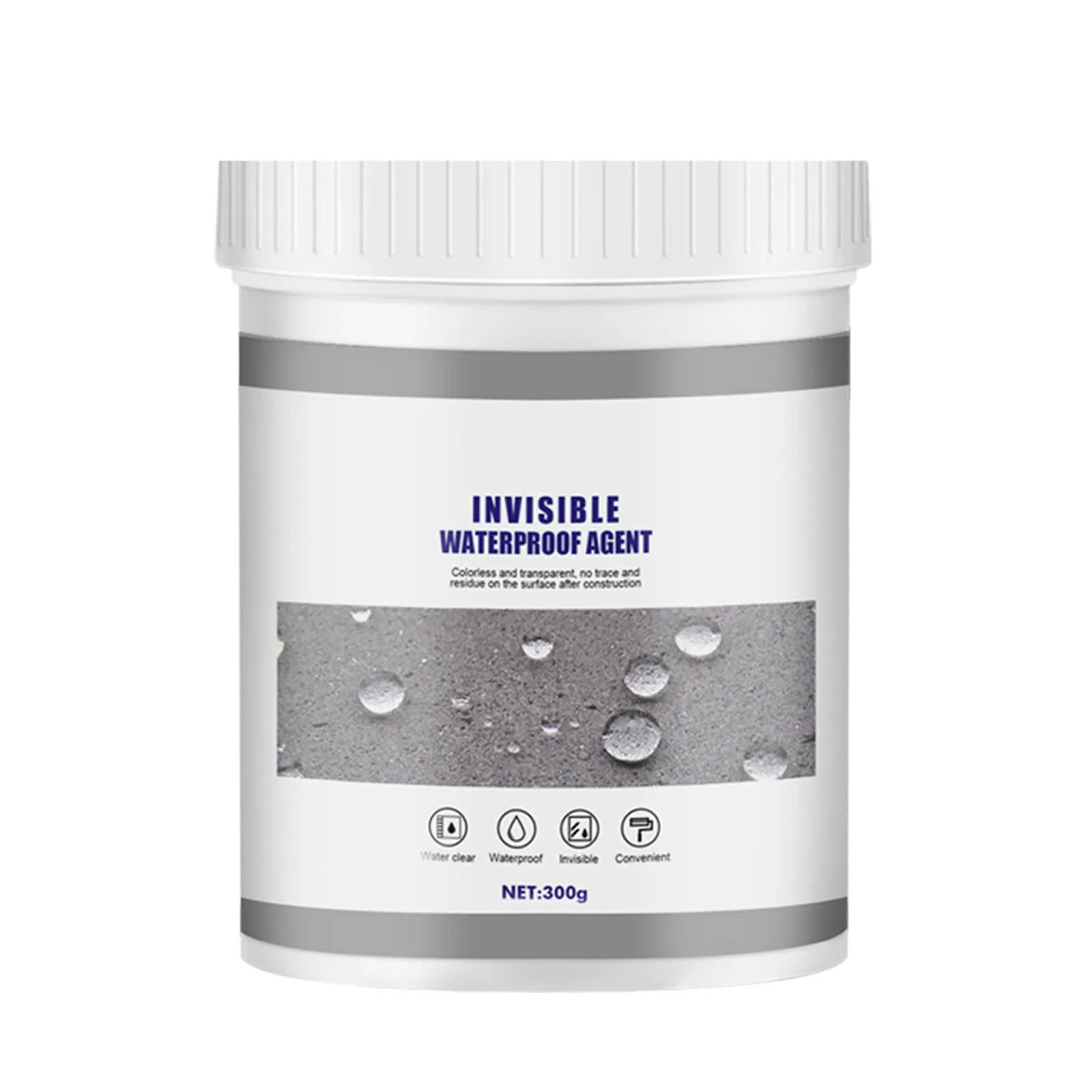 300G Invisible Waterproof Agent, Super Strong Invisible Waterproof Anti-Leakage Agent, Instant repair Waterproof Anti-Leakage Agent (With Brush)