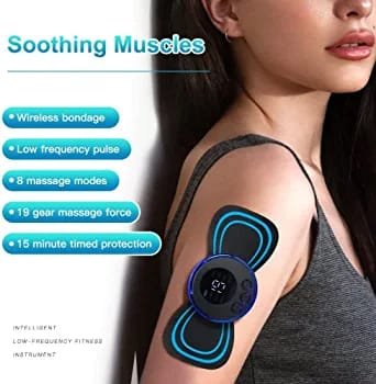 single Ems Butterfly Portable Mini body ,Neck Massager. Rechargeable