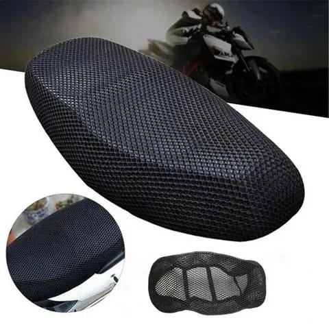 Universal motor bike motorcycle cool mesh 10mm XXL net design seat cover sunscreen cushion bike seat protector sun block heat insulation water rain proof mesh pad for all motorbikes