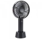 portable-usb-rechargeable-handheld-3-speed-strong-wind-electric-small-mini-cooling-fan-black – 1