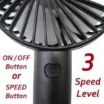 portable-usb-rechargeable-handheld-3-speed-strong-wind-electric-small-mini-cooling-fan-black – 1