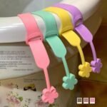 silicone-toilet-seat-lid-lifter-multi-level-adjustment-flower-heart-shape-toilet-seat-remover-3pcs-random-color – 4