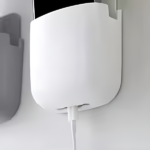 1-pcs-u-shape-wall-mounted-mobile-and-remote-holder-wall-mounted-storage-case-for-remote-toothbrush-mobile-phone-plug-holder-multifunctional-storage-holder-random-color – 1