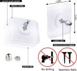 10-pcs-self-adhesive-wall-screws-and-hanging-nails-heavy-duty-adhesive-wall-mount-hooks-for-home-and-office-use-no-drilling-easy-installation-for-hanging-frames-keys-towels-and – 1