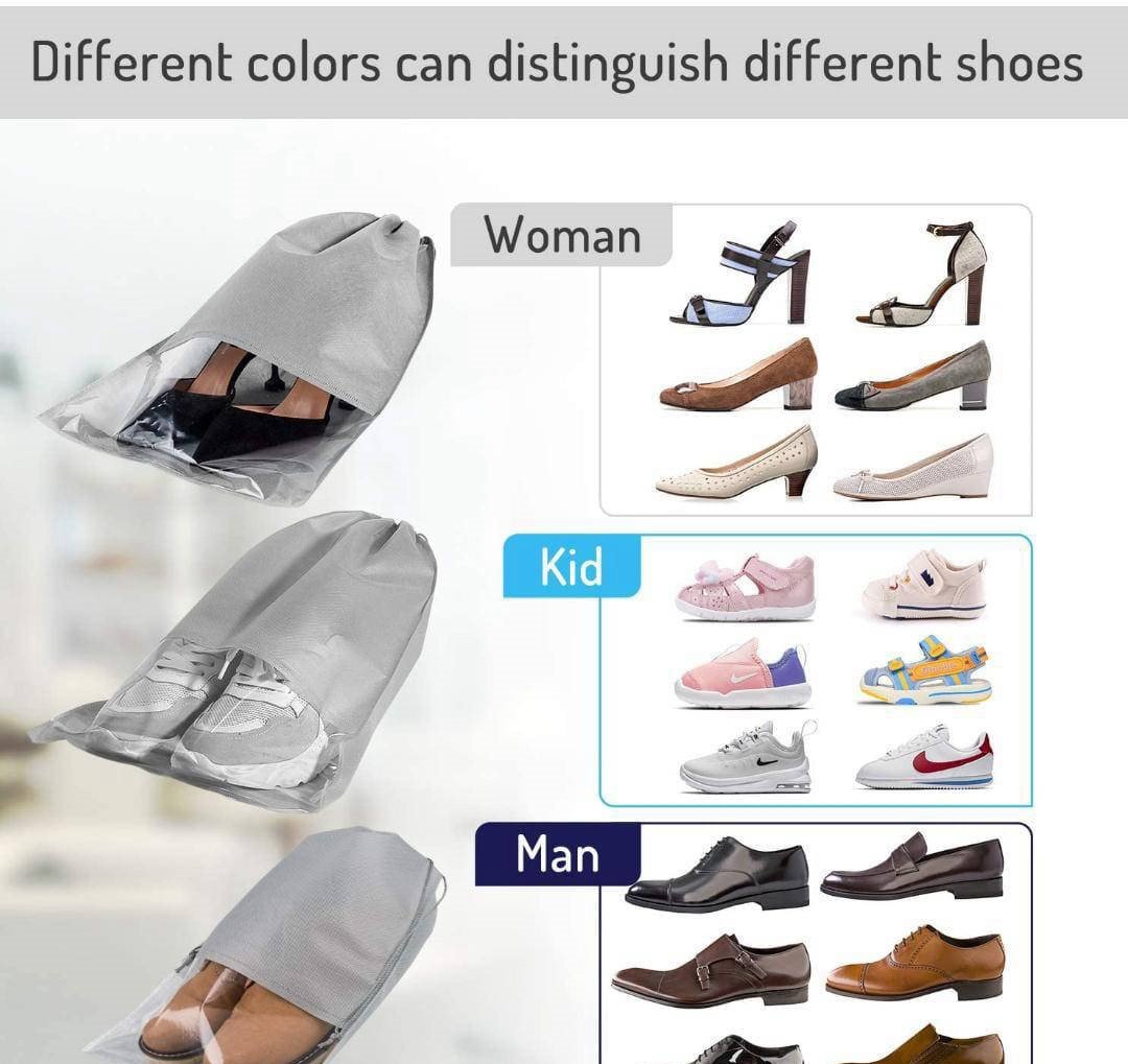 Shoes Storage Bag, Pack Of 10